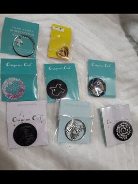 Origami Owl Locket Plate And Frame Lot Retired.